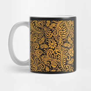 Butterfly and flower pattern Mug